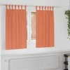 Užuolaidos su žiedais, blokuojančios šviesą 2 pcs Terakotos