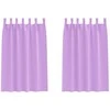 Užuolaidos su žiedais, blokuojančios šviesą 2 pcs Violetinė