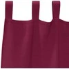 Užuolaidos su žiedais, blokuojančios šviesą 2 pcs Vyno raudona