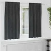 Užtemdymo užuolaidos 2 pcs Šviesiai pilka 140 x 175 cm Aksomas