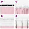 Užuolaidos su žiedais, blokuojančios šviesą 2 pcs