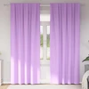Užuolaidos su žiedais, blokuojančios šviesą 2 vnt. Violetinė