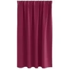 Užuolaidos su žiedais, blokuojančios šviesą 2 pcs Vyno raudona
