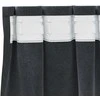 Užtemdymo užuolaidos 2 pcs Šviesiai pilka 140 x 245 cm Aksomas