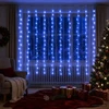 Užuolaidų girlianda 200 LED Mėlyna 300 x 200 cm