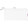 Užuolaidų girlianda 600 LED Mėlyna 600 x 300 cm