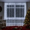 Užuolaidų girlianda Skaidrus 600 x 300 cm PVC 600 LED