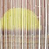 Vabzdžių durų užuolaidos, palmės spaudinys, 100x220cm, bambukas