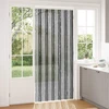 Vabzdžių Užuolaida iš Chenille Pilka ir juoda 100 x 230 cm