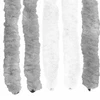 Vabzdžių Užuolaida iš Chenille Pilka ir balta 100 x 200 cm