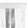Vabzdžių Užuolaida iš Chenille Pilka ir balta 100 x 220 cm