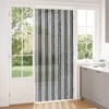 Vabzdžių Užuolaida iš Chenille Pilka ir juoda 100 x 230 cm