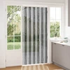 Vabzdžių Užuolaida iš Chenille Pilka ir juoda 100 x 220 cm