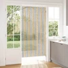 Vabzdžių Užuolaida iš Chenille Pilka ir smėlinė 100 x 200 cm