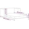 Vaikiška dvivietė sofa-lova, kreminės spalvos, minkštas pliušas