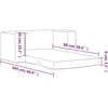 Vaikiška dvivietė sofa-lova, mėlynos spalvos, minkštas pliušas
