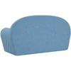 Vaikiška dvivietė sofa-lova, mėlynos spalvos, minkštas pliušas