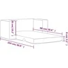 Vaikiška dvivietė sofa-lova, rožinės spalvos, minkštas pliušas