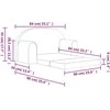 Vaikiška dvivietė sofa-lova, rožinės spalvos, minkštas pliušas