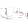 Vaikiška dvivietė sofa-lova, šviesiai pilka, minkštas pliušas