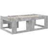 Vaikiška lova su saugykla Betono pilka 75 x 190 cm