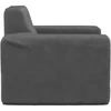 Vaikiška sofa, antracito spalvos, minkštas pliušas