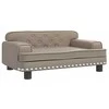 Vaikiška sofa, kapučino spalvos, 70x45x30cm, dirbtinė oda
