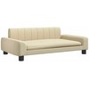 Vaikiška sofa, kreminės spalvos, 90x53x30cm, audinys