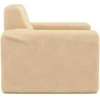 Vaikiška sofa, kreminės spalvos, minkštas pliušas