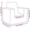 Vaikiška sofa, kreminės spalvos, minkštas pliušas
