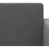 Vaikiška sofa-lova, antracito spalvos, minkštas pliušas
