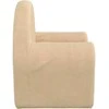 Vaikiška sofa-lova, kreminės spalvos, minkštas pliušas