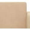 Vaikiška sofa-lova, kreminės spalvos, minkštas pliušas