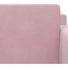 Vaikiška sofa-lova, rožinės spalvos, minkštas pliušas