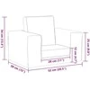 Vaikiška sofa-lova, rožinės spalvos, minkštas pliušas