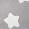 Vaikiška sofa, šviesiai pilka, minkštas pliušas, su žvaigždėmis