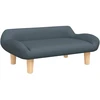 Vaikiška sofa, tamsiai pilka, 70x40x24 cm, audinys