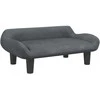 Vaikiška sofa, tamsiai pilkos spalvos, 70x40x24cm, aksomas