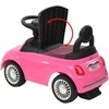 Vaikiškas automobilis Fiat 500, rožinis