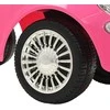 Vaikiškas automobilis Fiat 500, rožinis