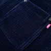 Vaikiškas kombinezonas-suknelė, tamsiai mėlynas, velvetas, 104 dydžio
