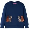 Vaikiškas sportinis megztinis, tamsiai mėlynos spalvos, 128 dydžio