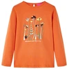 Vaikiški marškinėliai ilgomis rankovėmis, oranžiniai, 116 dydžio
