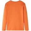 Vaikiški marškinėliai ilgomis rankovėmis, oranžiniai, 104 dydžio
