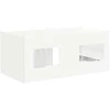 Vaikų Aukštas Lova 2 pcs Balta 163 x 101,1 x 68,5 cm