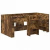 Vaikų Aukštas Lova 2 pcs Dūminio ąžuolo 163 x 101,1 x 68,5 cm