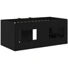 Vaikų Aukštas Lova 2 pcs Juodojo ąžuolo 163 x 101,1 x 68,5 cm