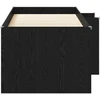 Vaikų Aukštas Lova 2 pcs Juodojo ąžuolo 203 x 101,1 x 68,5 cm