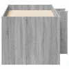 Vaikų Aukštas Lova 2 pcs Pilka Sonoma 163 x 101,1 x 68,5 cm