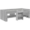 Vaikų Aukštas Lova 2 pcs Pilka Sonoma 193 x 96,1 x 68,5 cm